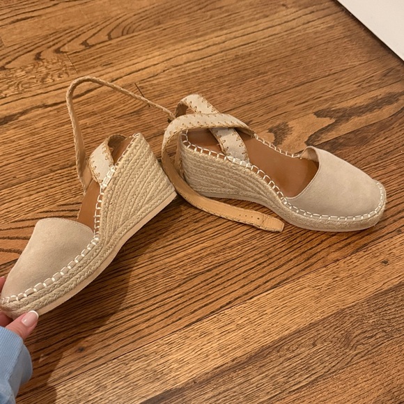 Crown Vintage Cream Espadrille Sandals - Picture 2 of 2